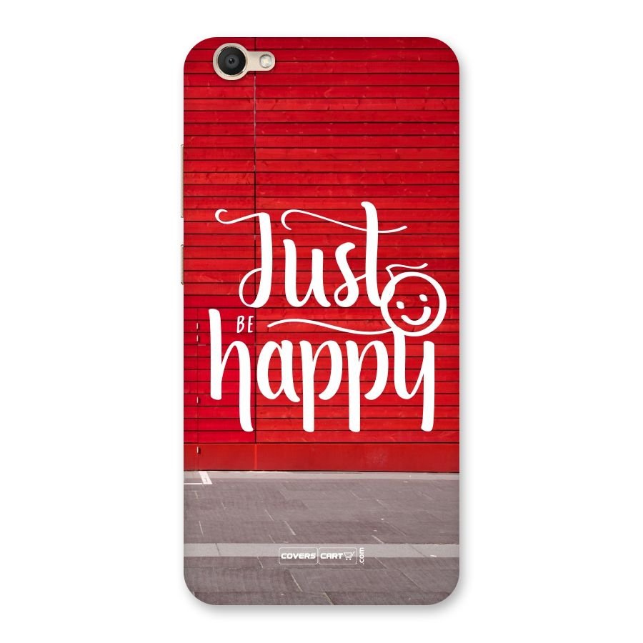 Just Be Happy Back Case for Vivo V5