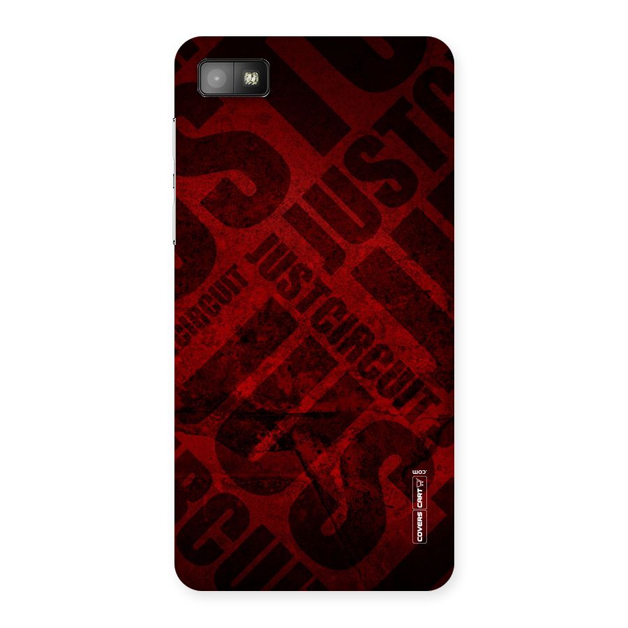 Just Circuit Back Case for Blackberry Z10