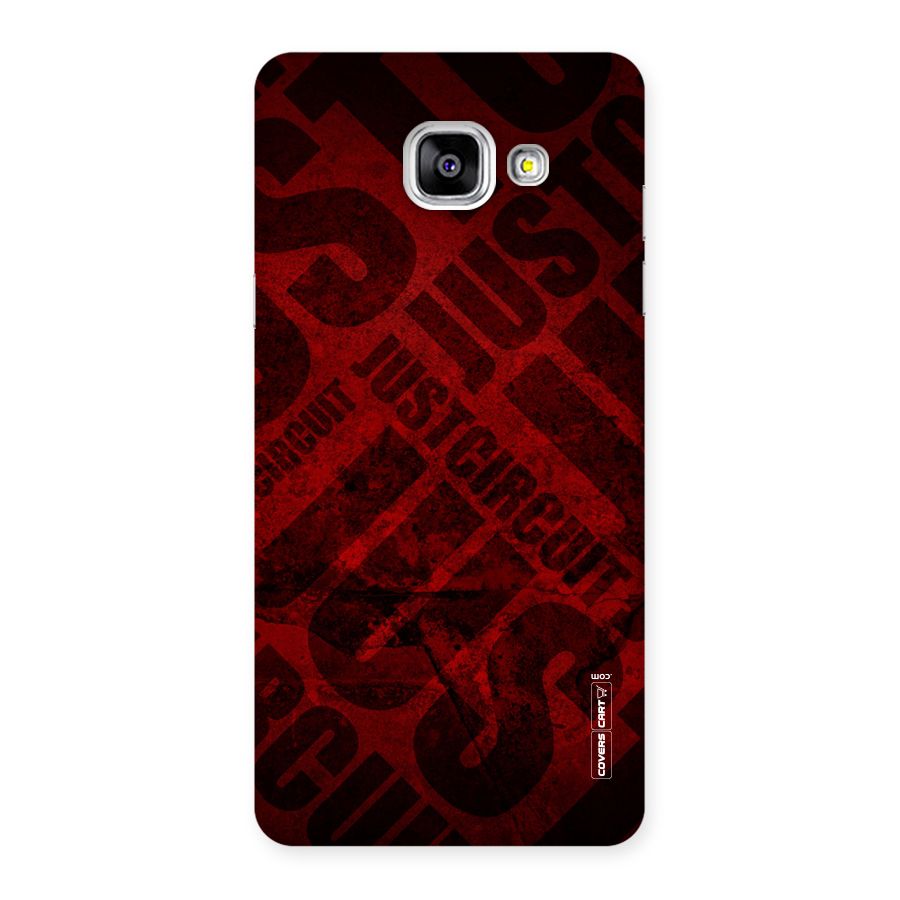 Just Circuit Back Case for Galaxy A5 2016