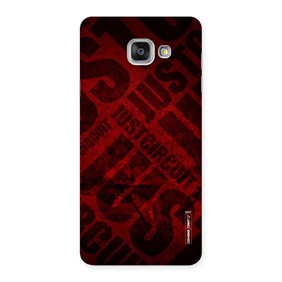 Just Circuit Back Case for Galaxy A7 2016