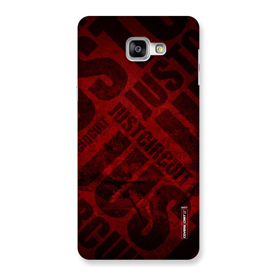 Just Circuit Back Case for Galaxy A9