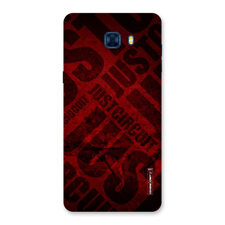 Just Circuit Back Case for Galaxy C7 Pro