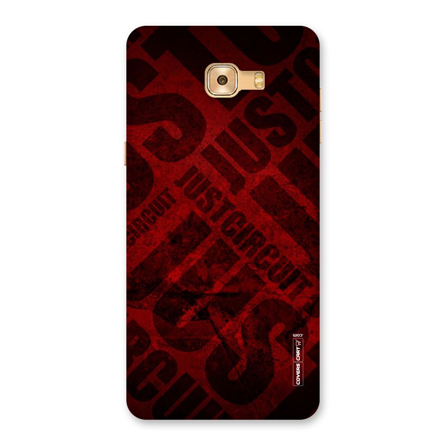 Just Circuit Back Case for Galaxy C9 Pro