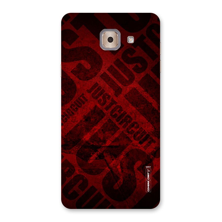 Just Circuit Back Case for Galaxy J7 Max