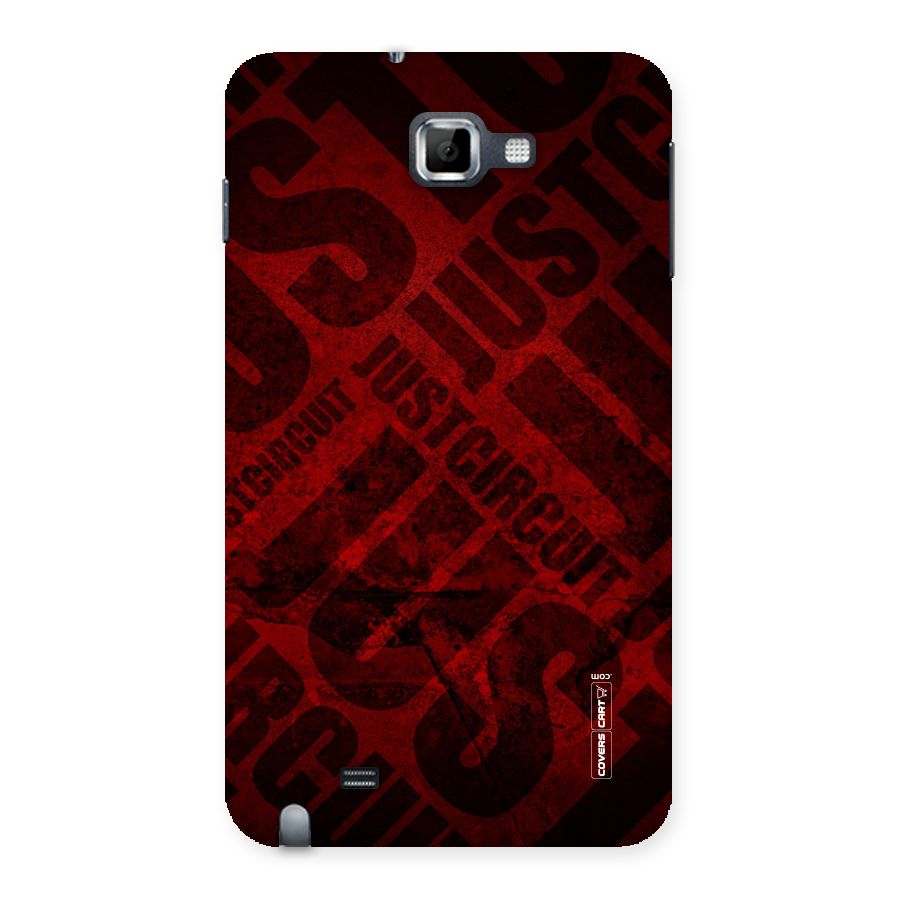 Just Circuit Back Case for Galaxy Note