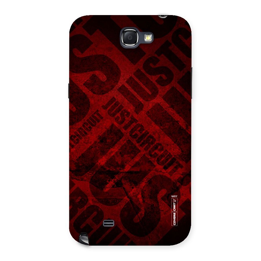 Just Circuit Back Case for Galaxy Note 2