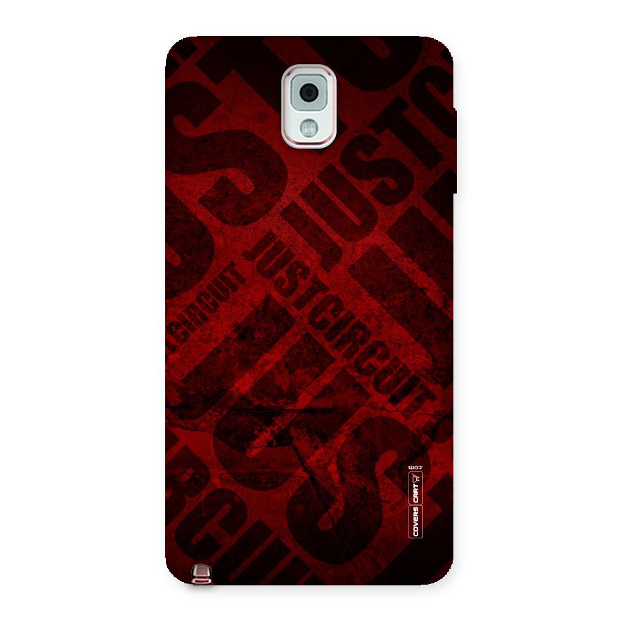 Just Circuit Back Case for Galaxy Note 3