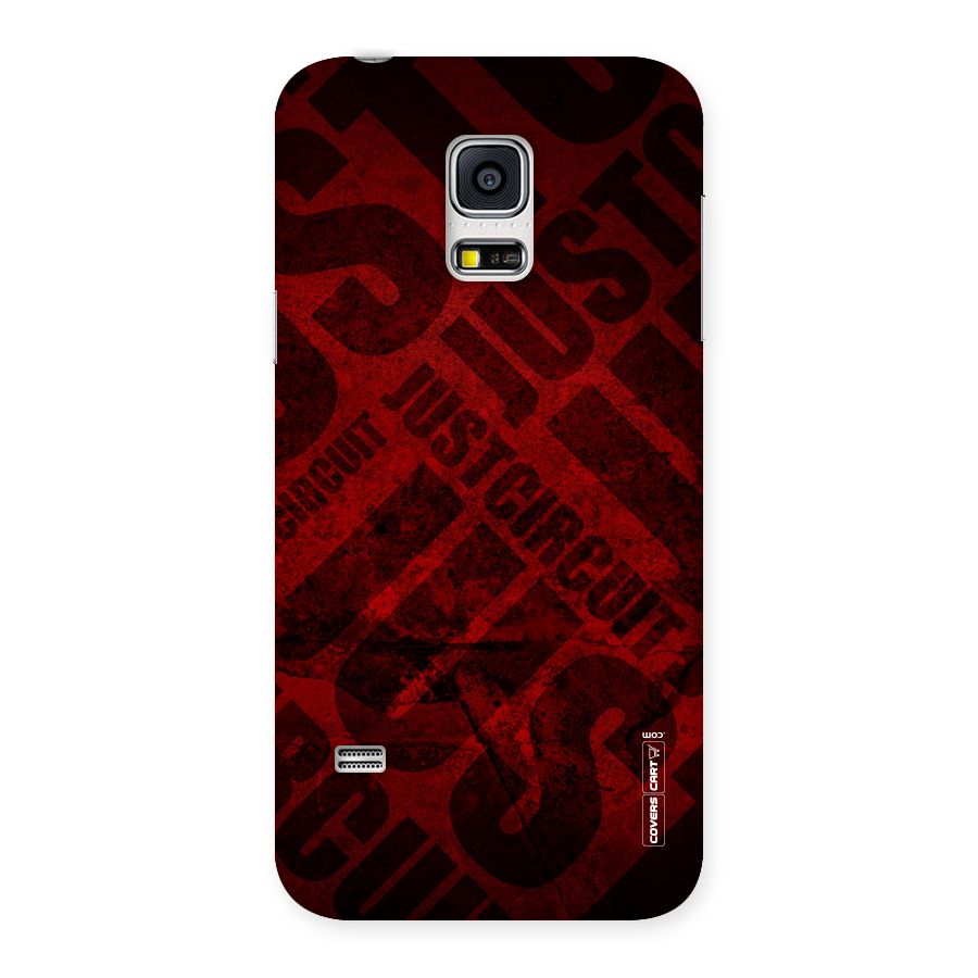 Just Circuit Back Case for Galaxy S5 Mini