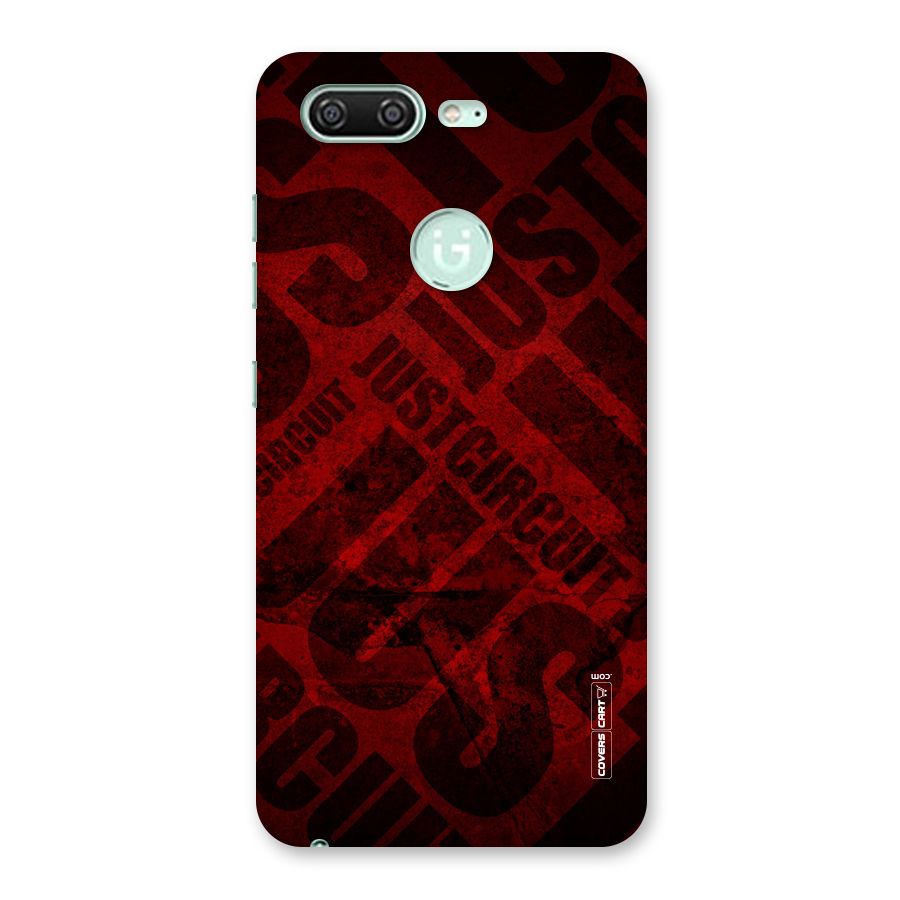 Just Circuit Back Case for Gionee S10