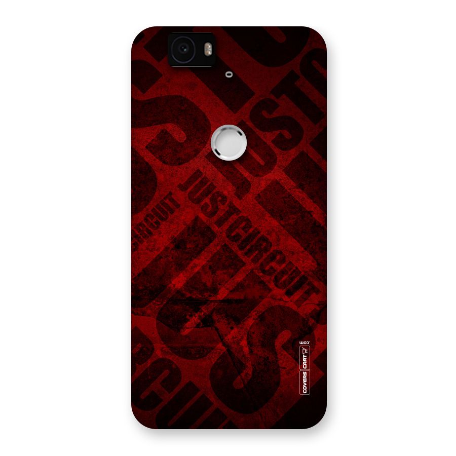 Just Circuit Back Case for Google Nexus-6P