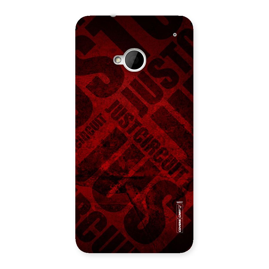 Just Circuit Back Case for HTC One M7