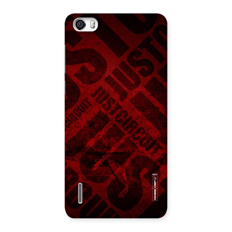 Just Circuit Back Case for Honor 6