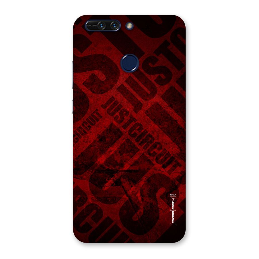 Just Circuit Back Case for Honor 8 Pro