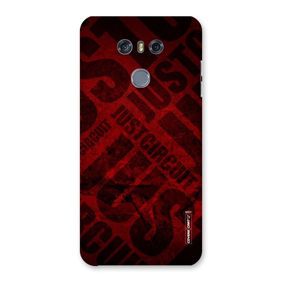 Just Circuit Back Case for LG G6