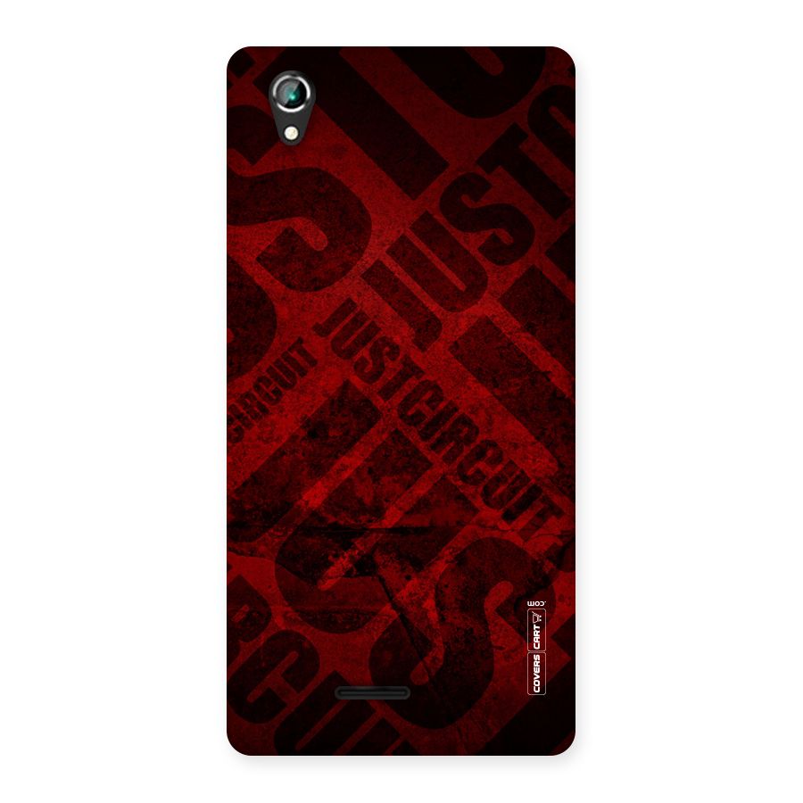 Just Circuit Back Case for Lava Iris 800