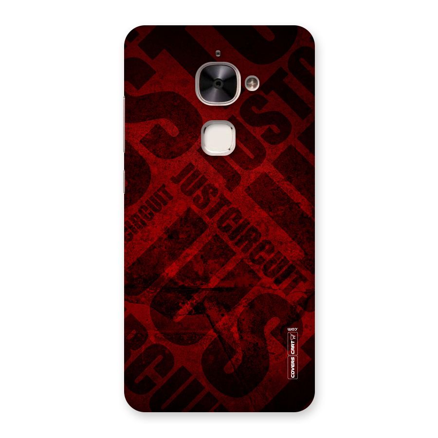Just Circuit Back Case for Le 2