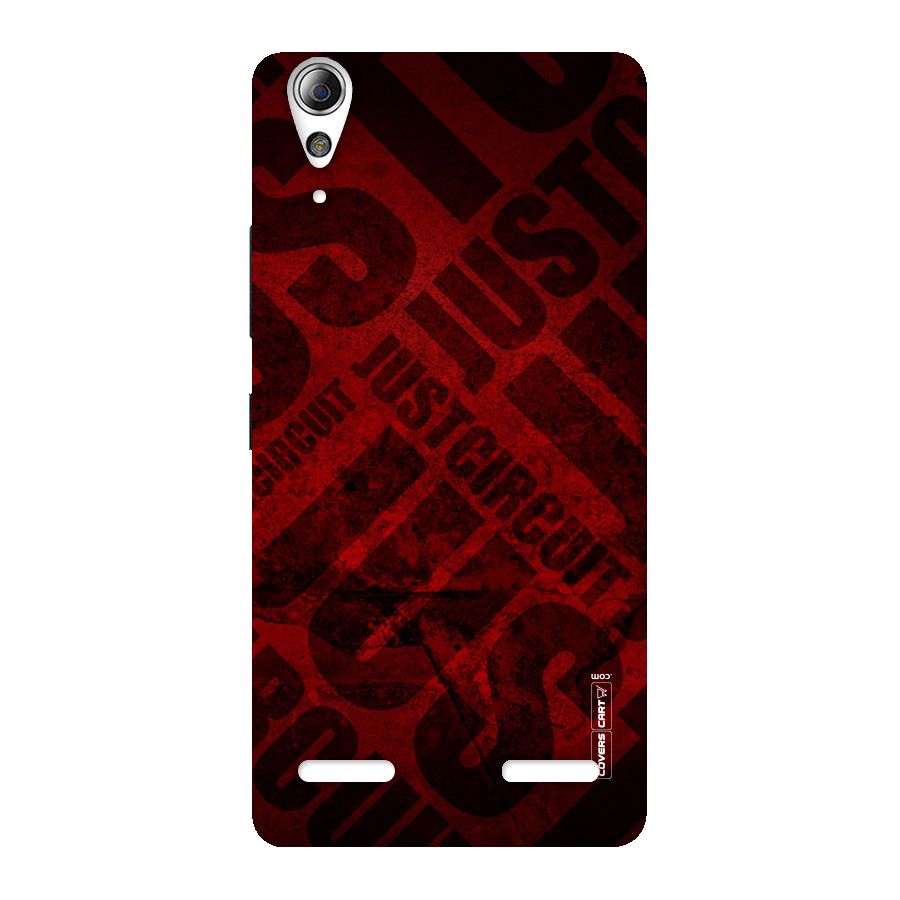 Just Circuit Back Case for Lenovo A6000 Plus