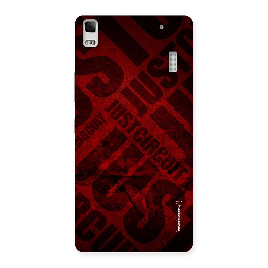 Just Circuit Back Case for Lenovo A7000