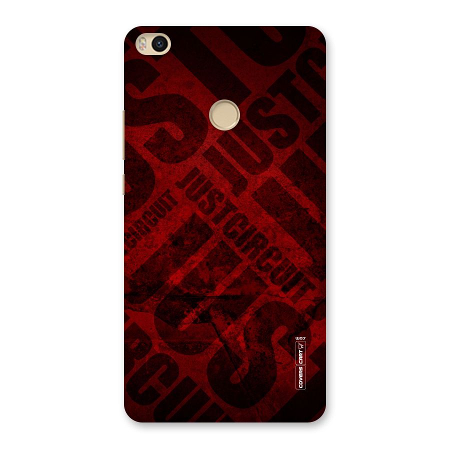 Just Circuit Back Case for Mi Max 2