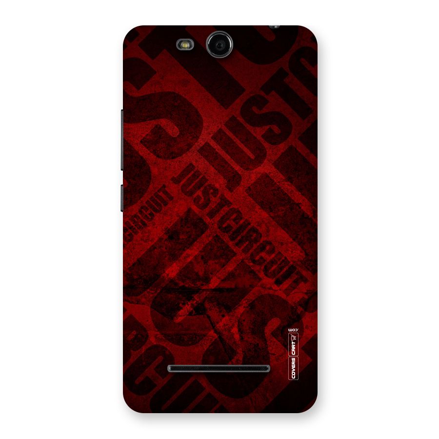 Just Circuit Back Case for Micromax Canvas Juice 3 Q392