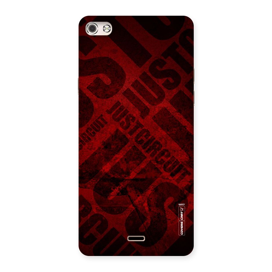 Just Circuit Back Case for Micromax Canvas Silver 5