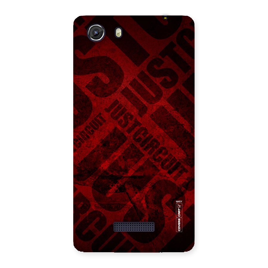 Just Circuit Back Case for Micromax Unite 3