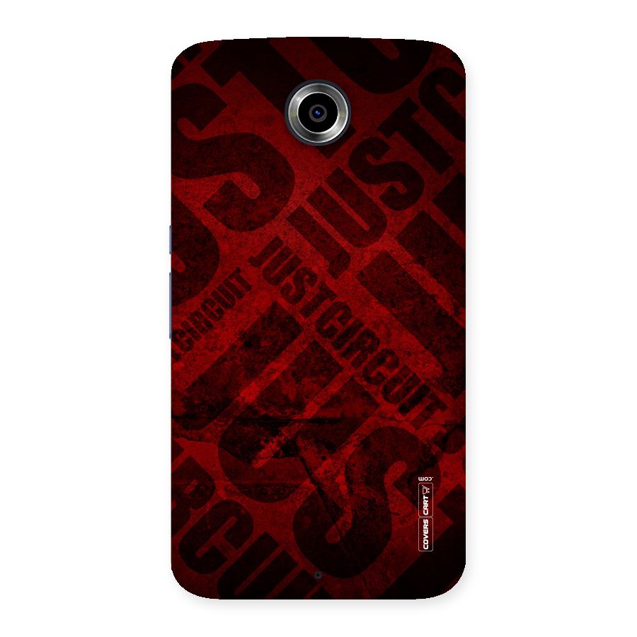 Just Circuit Back Case for Nexsus 6