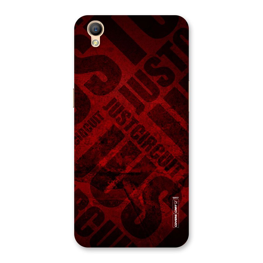 Just Circuit Back Case for Oppo A37