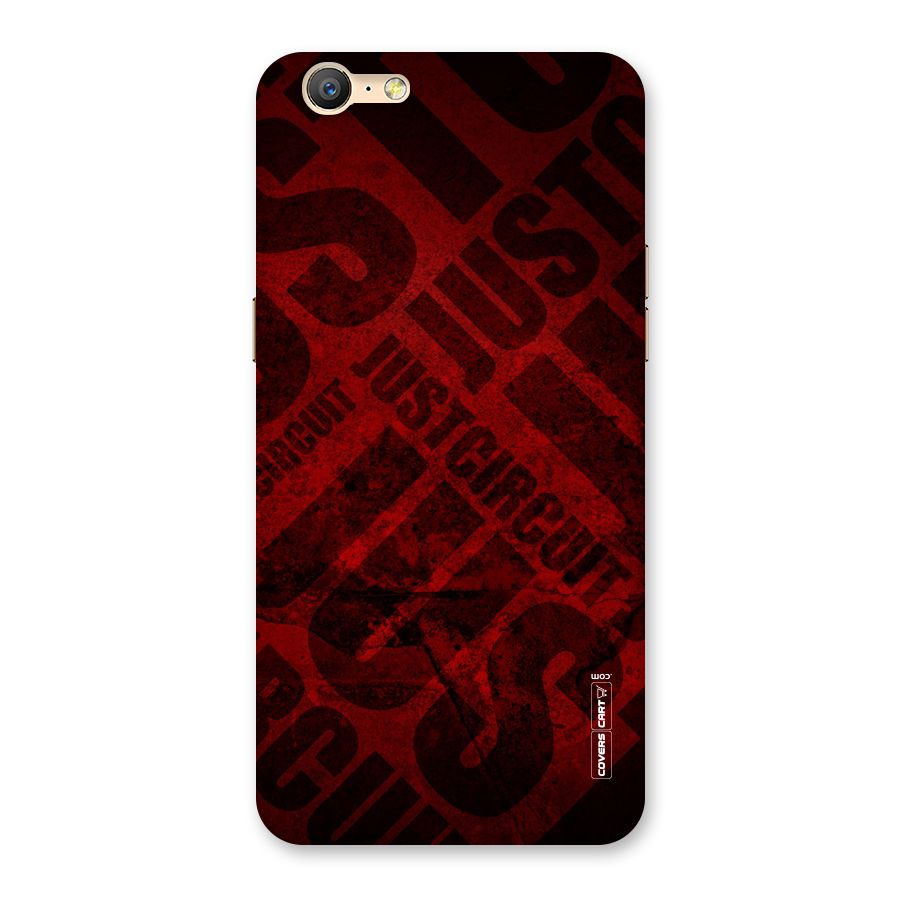 Just Circuit Back Case for Oppo A57