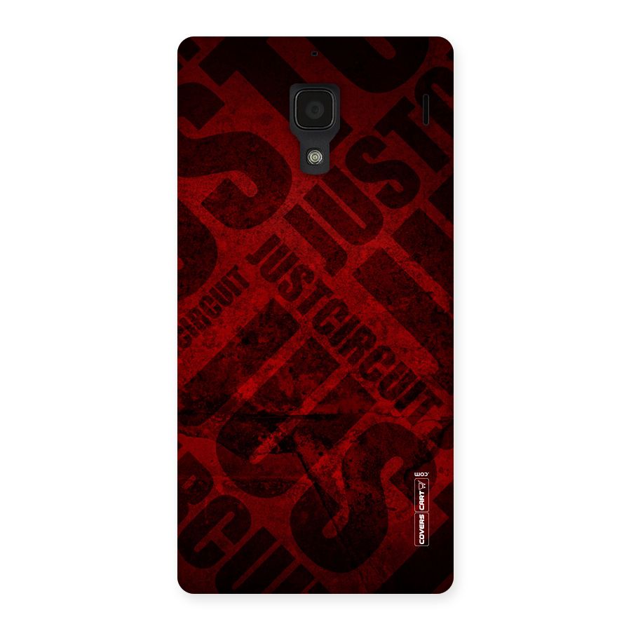 Just Circuit Back Case for Redmi 1S