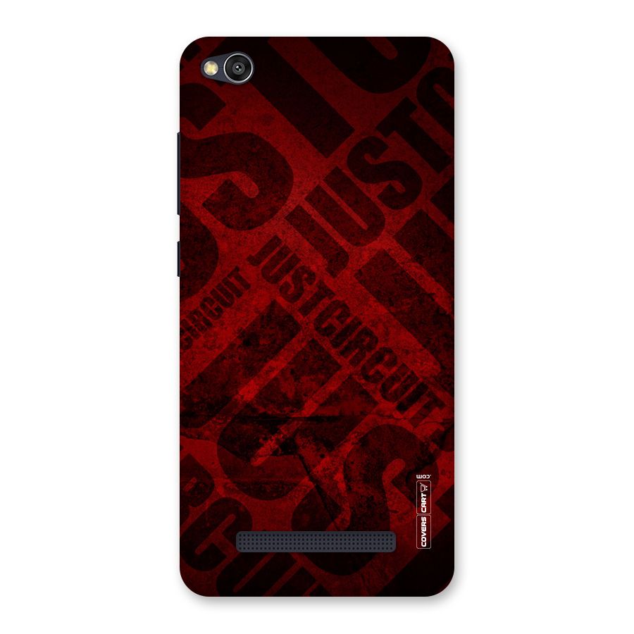 Just Circuit Back Case for Redmi 4A