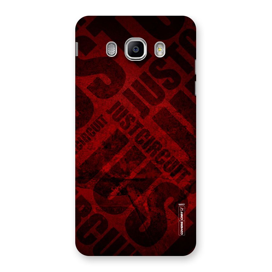 Just Circuit Back Case for Samsung Galaxy J5 2016