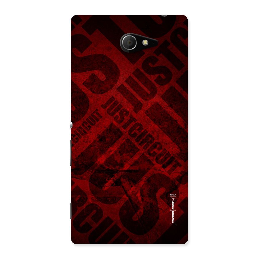 Just Circuit Back Case for Sony Xperia M2