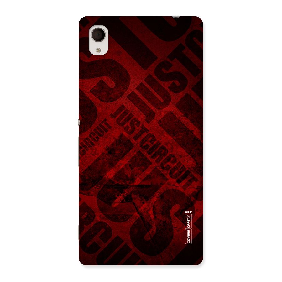 Just Circuit Back Case for Sony Xperia M4