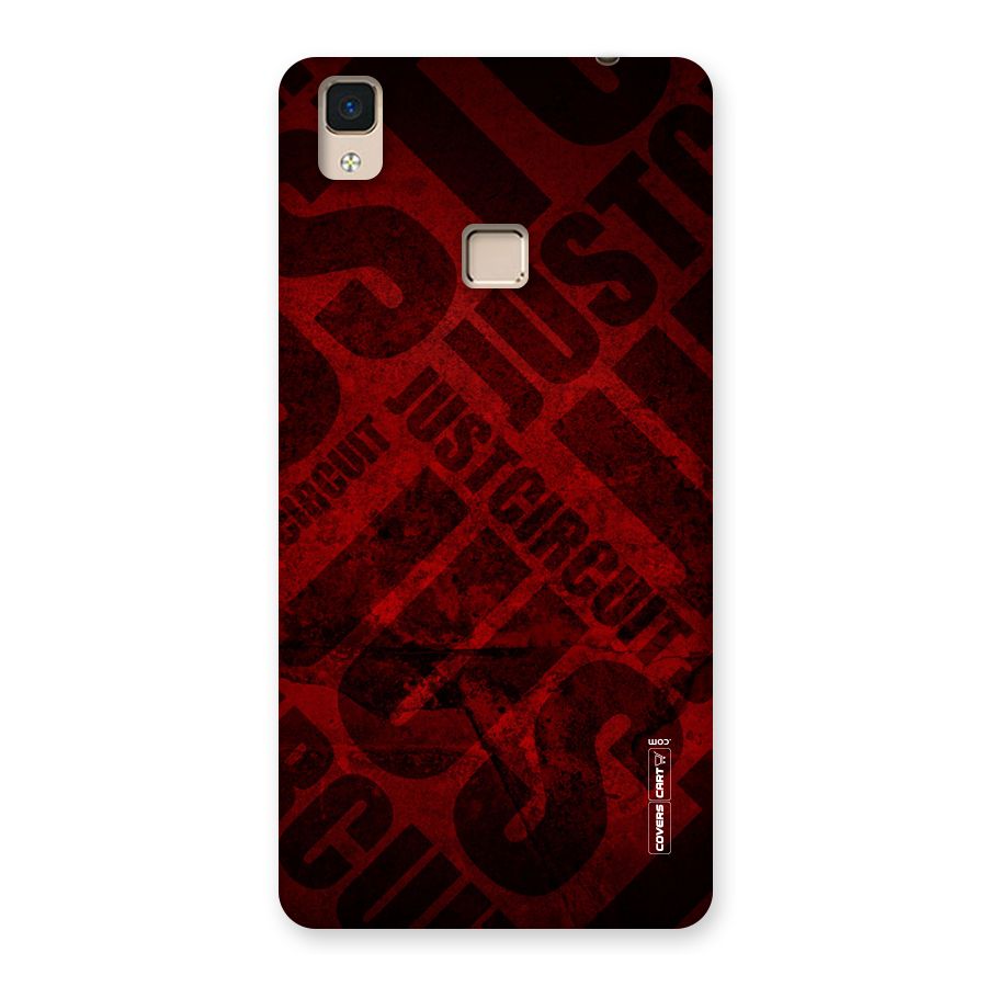 Just Circuit Back Case for V3 Max