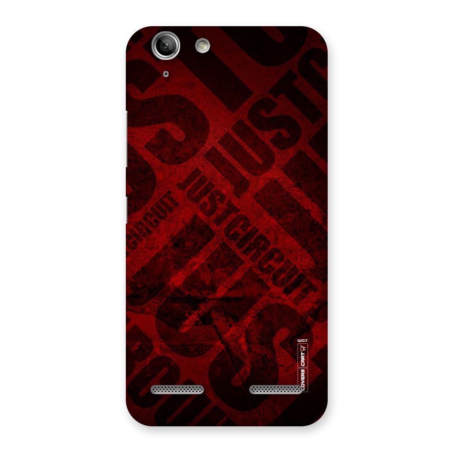 Just Circuit Back Case for Vibe K5 Plus