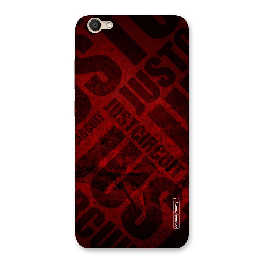 Just Circuit Back Case for Vivo V5