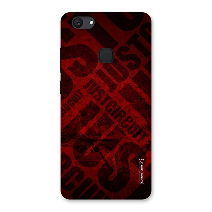 Just Circuit Back Case for Vivo V7 Plus