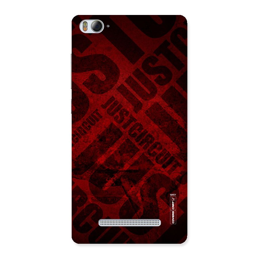 Just Circuit Back Case for Xiaomi Mi4i