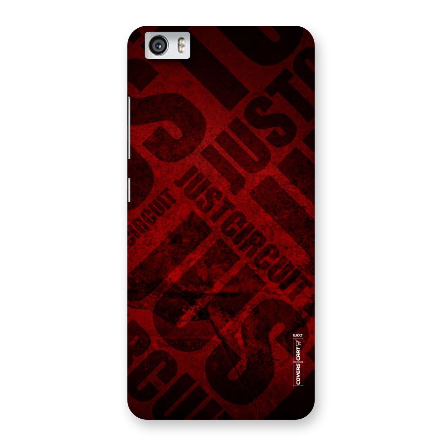Just Circuit Back Case for Xiaomi Redmi Mi5