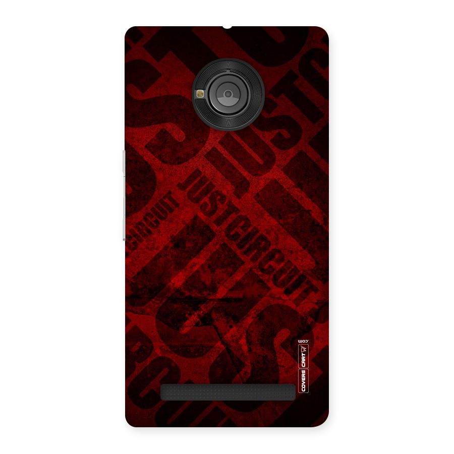 Just Circuit Back Case for Yu Yunique