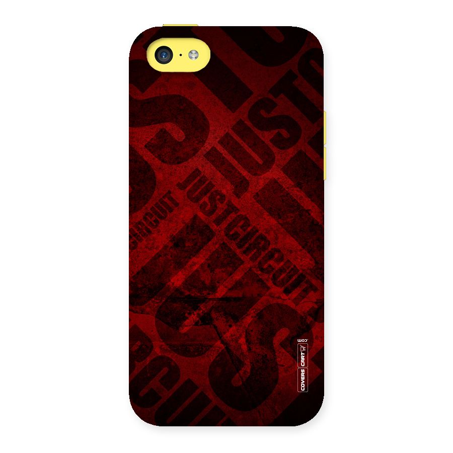 Just Circuit Back Case for iPhone 5C