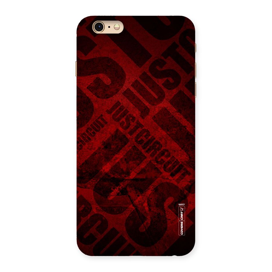 Just Circuit Back Case for iPhone 6 Plus 6S Plus