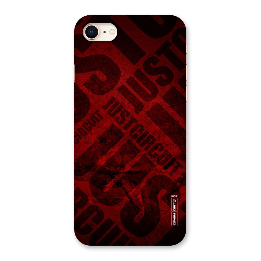 Just Circuit Back Case for iPhone 8