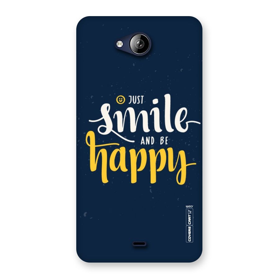 Just Smile Back Case for Canvas Play Q355