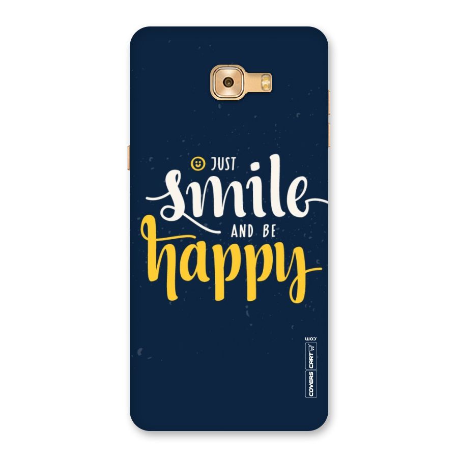 Just Smile Back Case for Galaxy C9 Pro