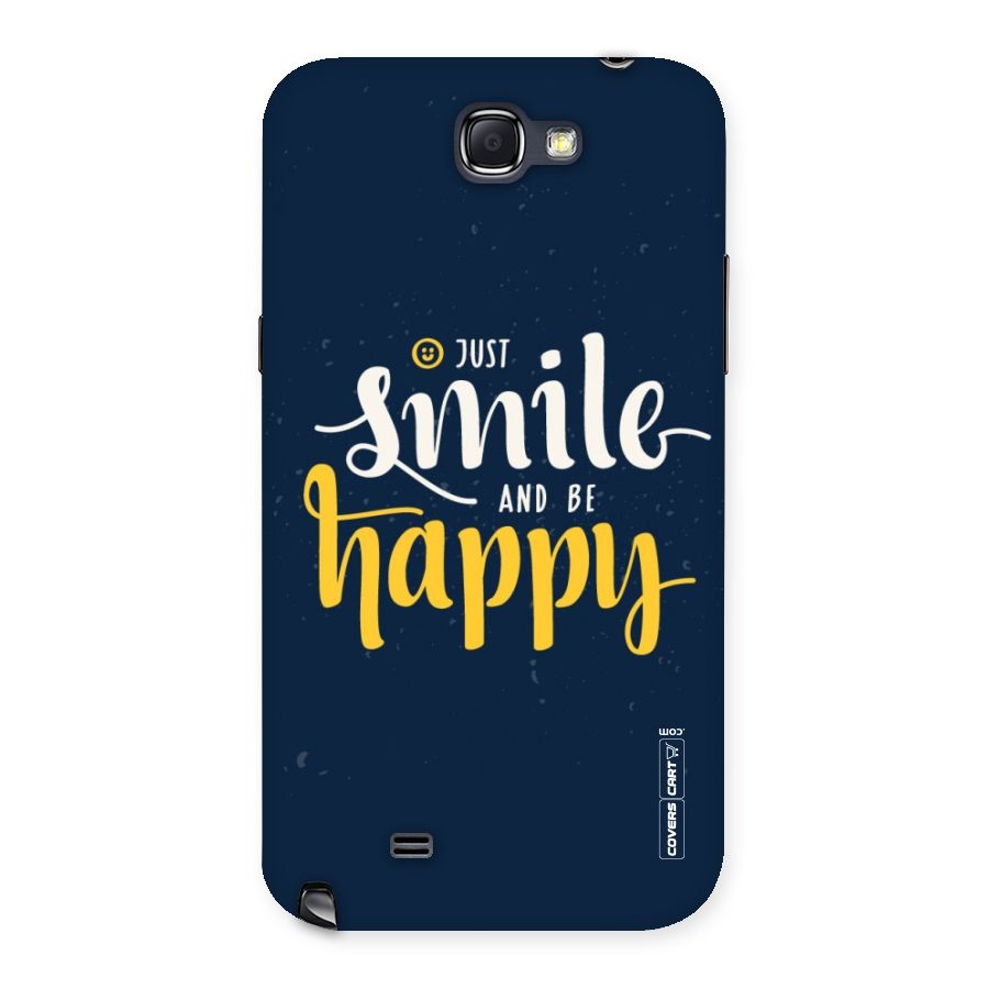 Just Smile Back Case for Galaxy Note 2