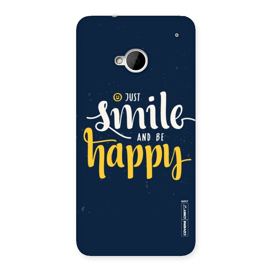 Just Smile Back Case for HTC One M7