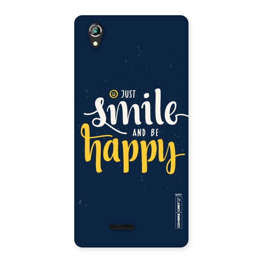 Just Smile Back Case for Lava Iris 800