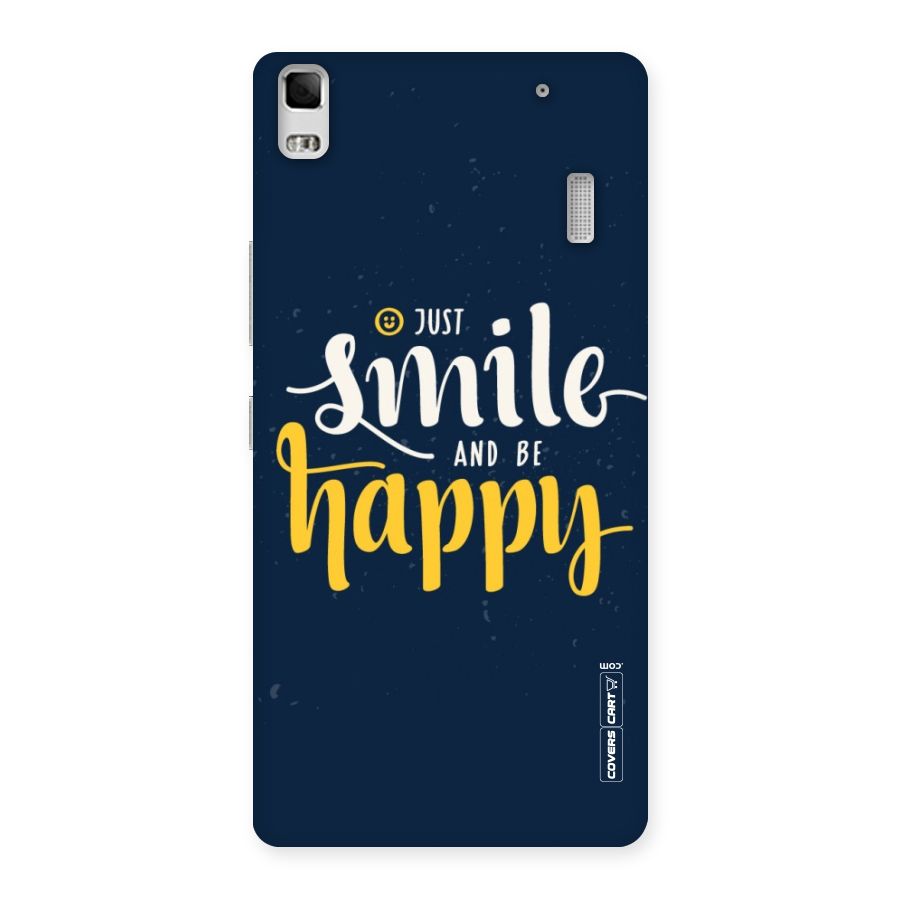 Just Smile Back Case for Lenovo K3 Note
